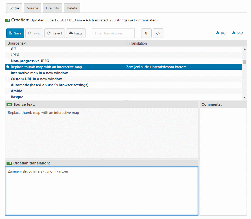Translating a WordPress plugin