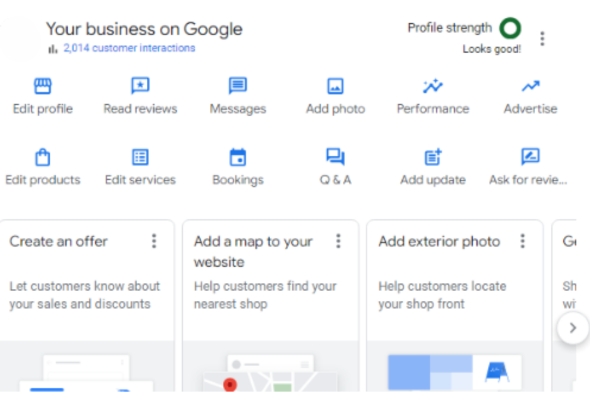 set up google business profile