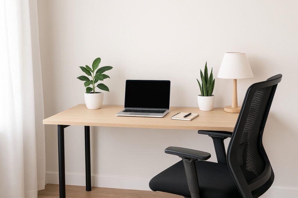 entrepreneurs office desk