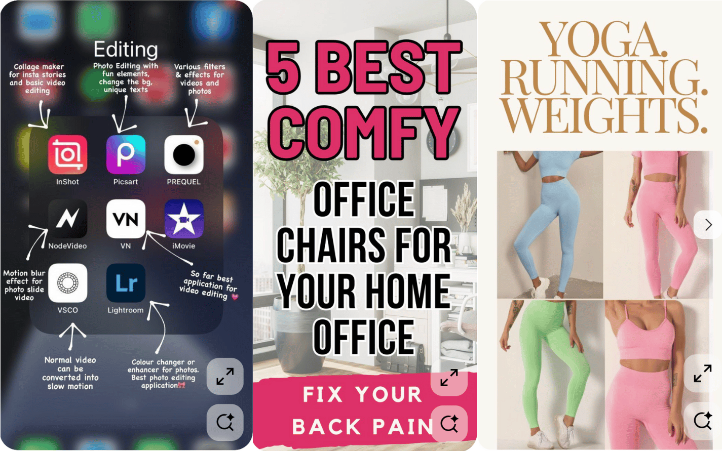 affiliate or product pin examples