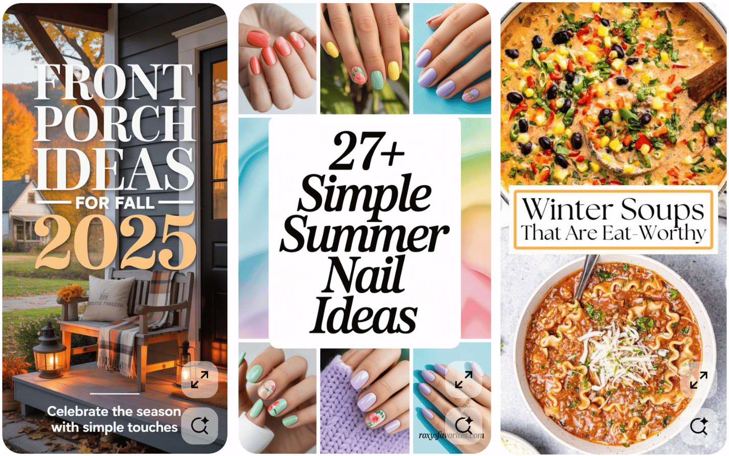 seasonal or trend style pins